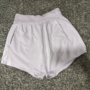 FP Movement by Free People High Waist Shorts in Light Purple